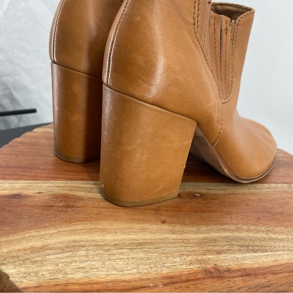 Kelsi Dagger Brooklyn west Tan Leather Ankle Boots Size 9 - Picture 4 of 8
